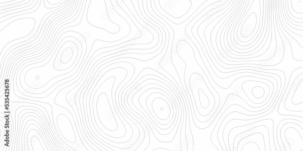 Topographic map background. silver line topography maount map contour background, geographic grid. Abstract vector illustration.	