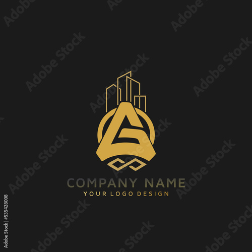 physician and real estate investors logo design