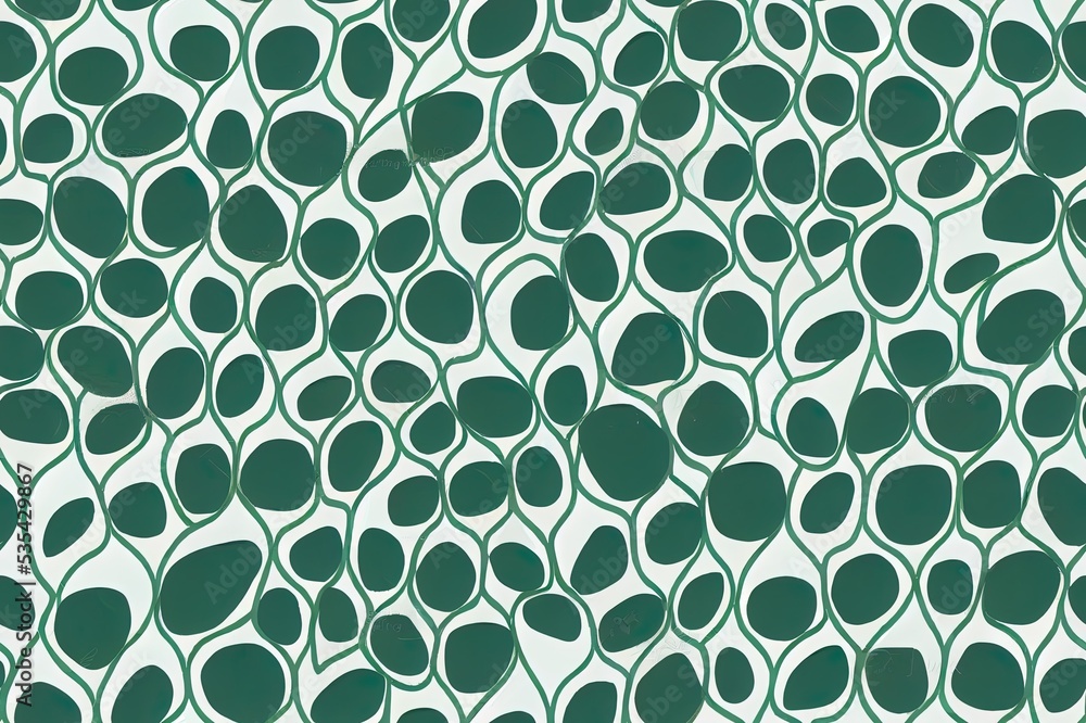 Fototapeta premium Green Floral brush strokes seamless pattern background for fashion prints, graphics, backgrounds and crafts. High quality illustration