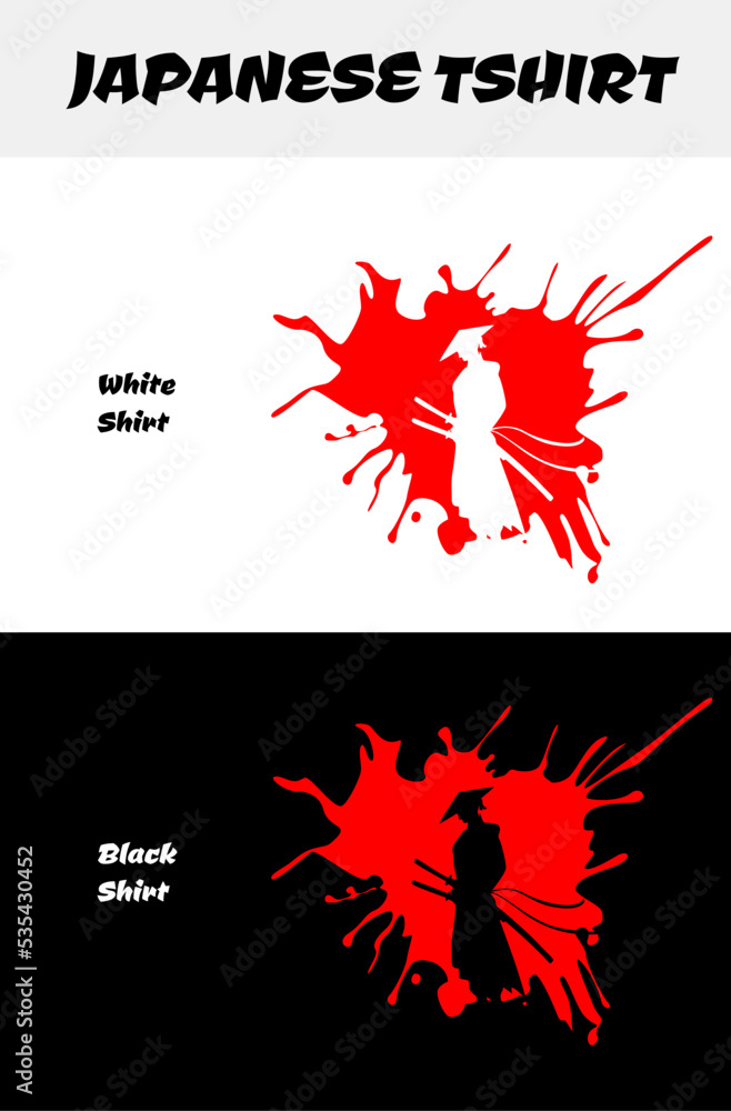 Japanese streetwear theme design vector for tshirt hoodie and merchandise. blood splatter. samurai vector illustration. silhouette japan samurai vector for design t shirt concept. silhouette samurai. Japanese streetwear theme design vector for tshirt hoodie and merchandise. blood splatter. samurai vector illustration. silhouette japan samurai vector for design t shirt concept. silhouette samurai.