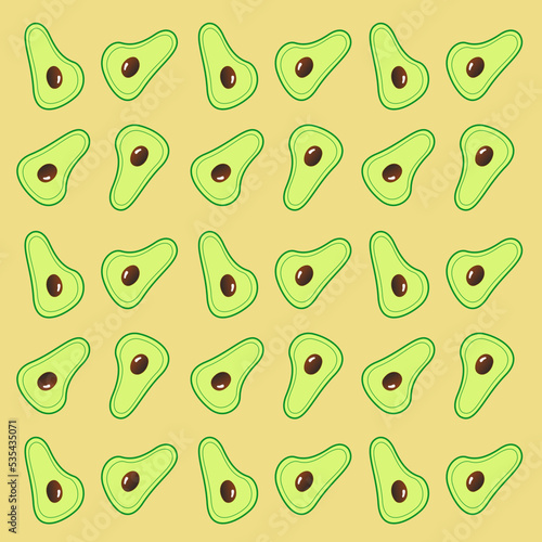 Green Avocado Pattern, Texture, Background