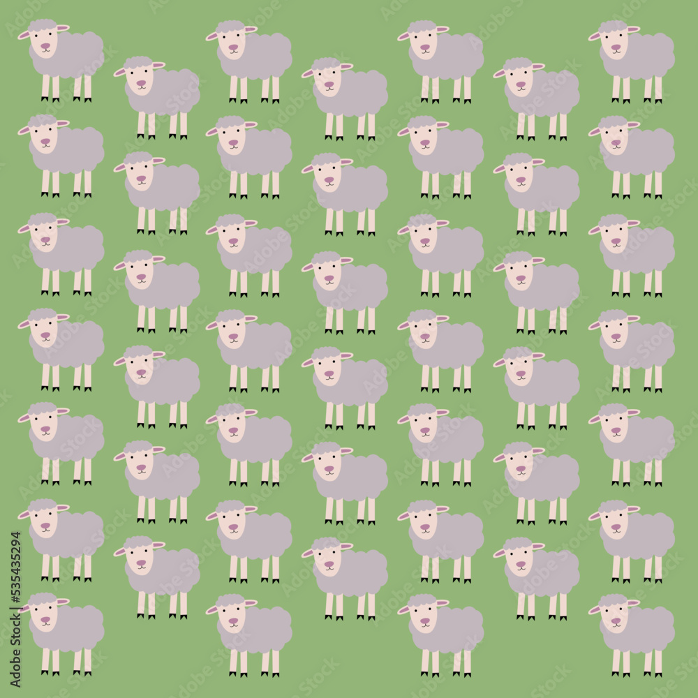 Cute Sheeps Background, Pattern, Texture Cute Sheeps Background, Pattern, Texture