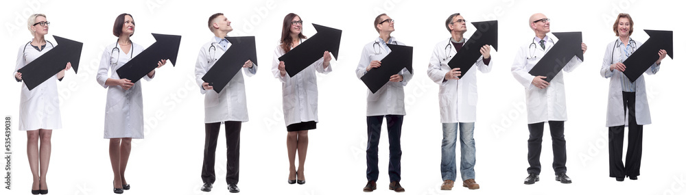 group of successful business people with black arrow group of successful business people with black arrow