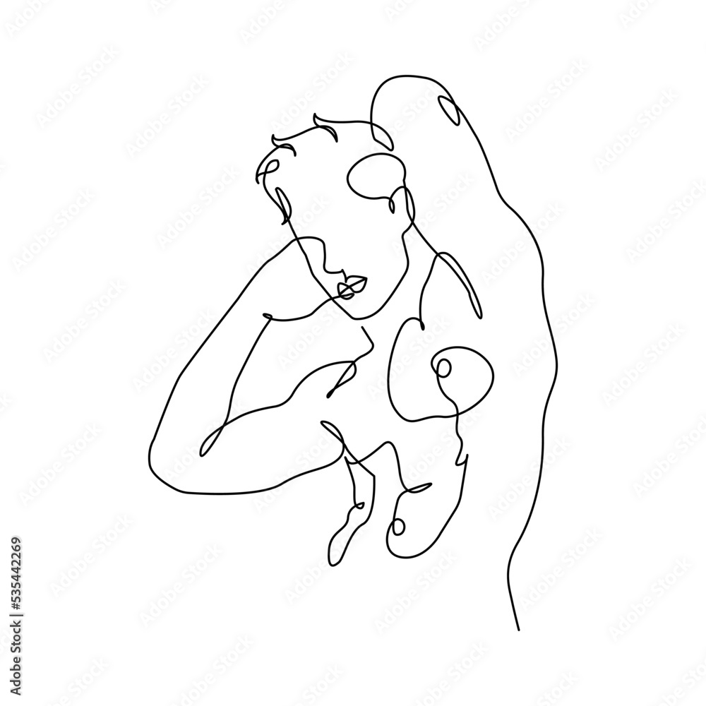 Man Naked Body Line Art Drawing. Abstract Male Figure Minimalist Illustration. Modern Trendy Line Art Drawing for Wall Decor, Fashion Minimal Print, Poster, Social Media. Man One Line. Vector EPS 10 Man Naked Body Line Art Drawing. Abstract Male Figure Minimalist Illustration. Modern Trendy Line Art Drawing for Wall Decor, Fashion Minimal Print, Poster, Social Media. Man One Line. Vector EPS 10