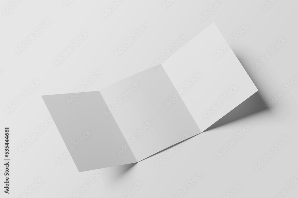 A5 TRIFOLD MOCKUP