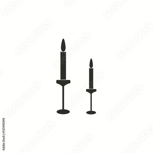 wedding Candle symbol design from Vector
