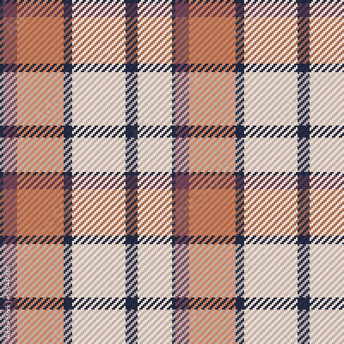 Seamless pattern of scottish tartan plaid. Repeatable background with check fabric texture. Vector backdrop striped textile print.
