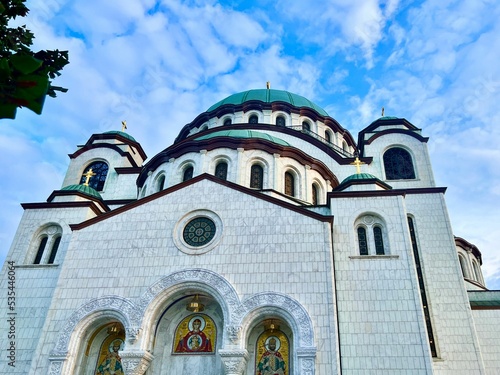 magnificent biggest Orthodox Church temple Saint Sava Sveti Sava in Belgrade Serbia
