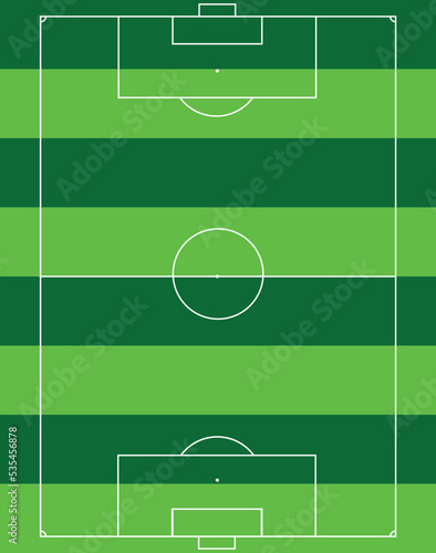 football field illustration for information, print, book