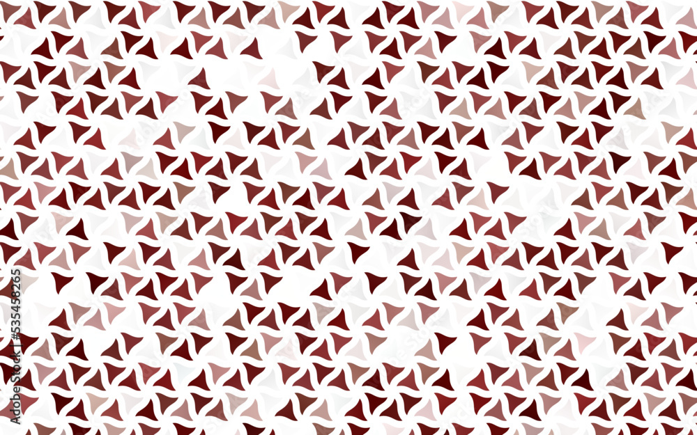 Light Red vector seamless backdrop with lines, triangles. Light Red vector seamless backdrop with lines, triangles.