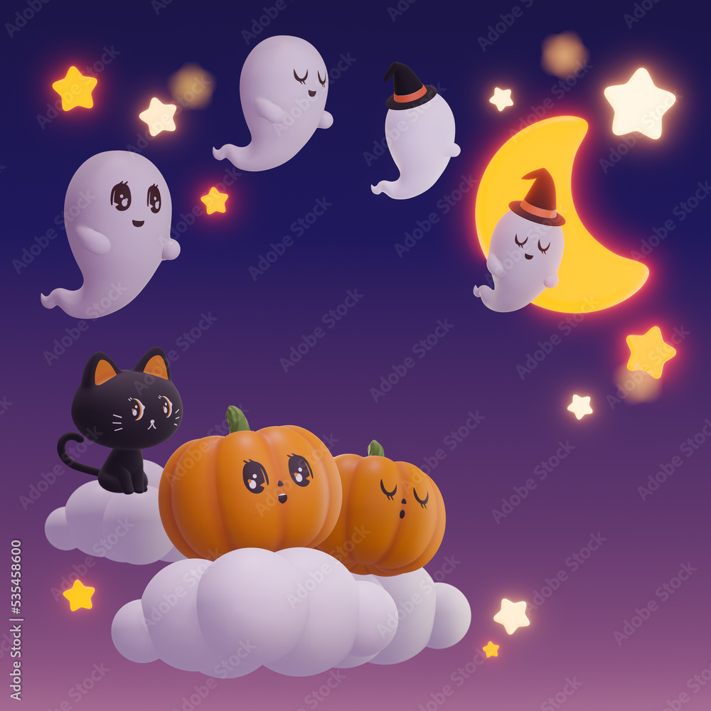 HALLOWEEN_5000×5000_ハロウィン_夜 HALLOWEEN_5000×5000_ハロウィン_夜