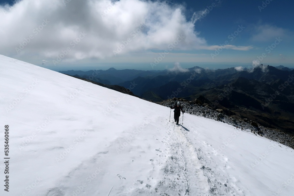 Multi day summer expedition through some glaciers in the alps. On the Monterosa massif starting from Zermatt and summiting multiple 4000m mountains