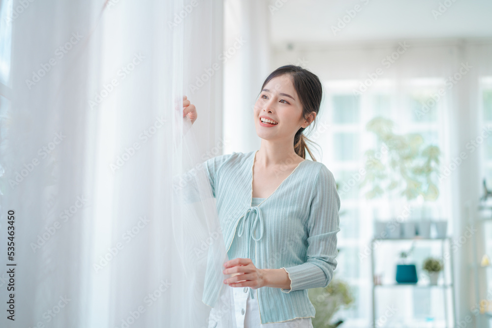 portrait of beautiful young asian woman, Closeup face of a pretty asian model looking at window. portrait of beautiful young asian woman, Closeup face of a pretty asian model looking at window.
