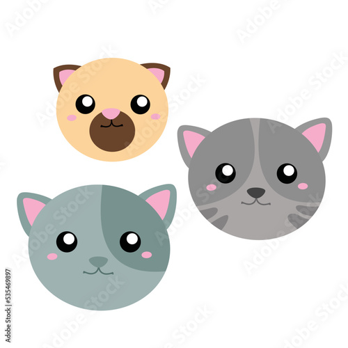 Cute Cats Animals Pet Indoor Illustration Vector Clipart