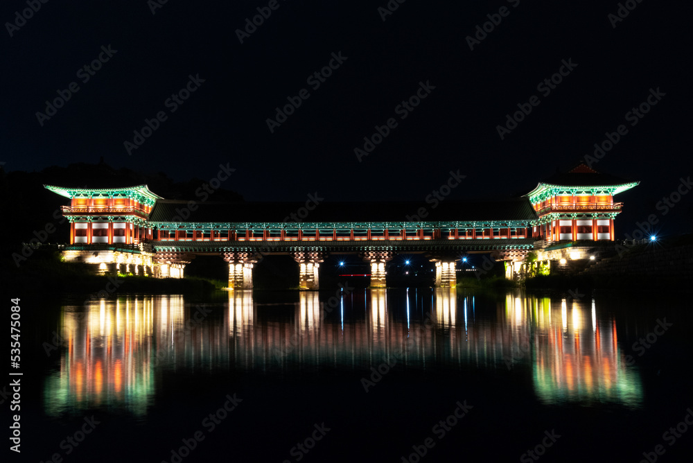 Night Photo of Woljeonggyo Bridge
