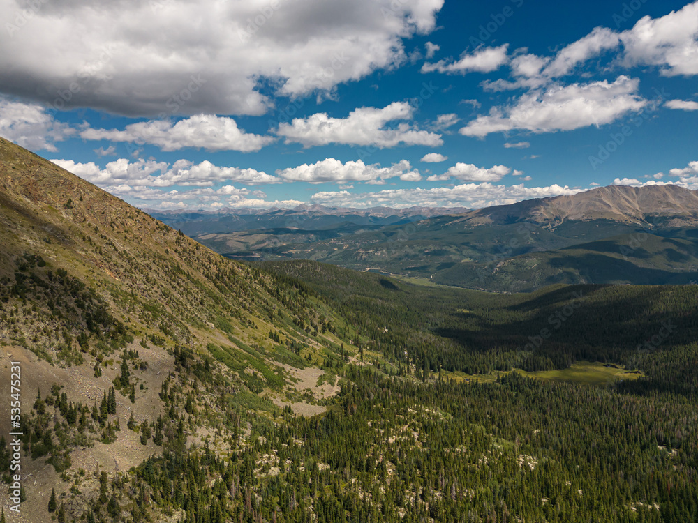 Aerial View Of Forest Near Upper Mohawk Lake In Colorado