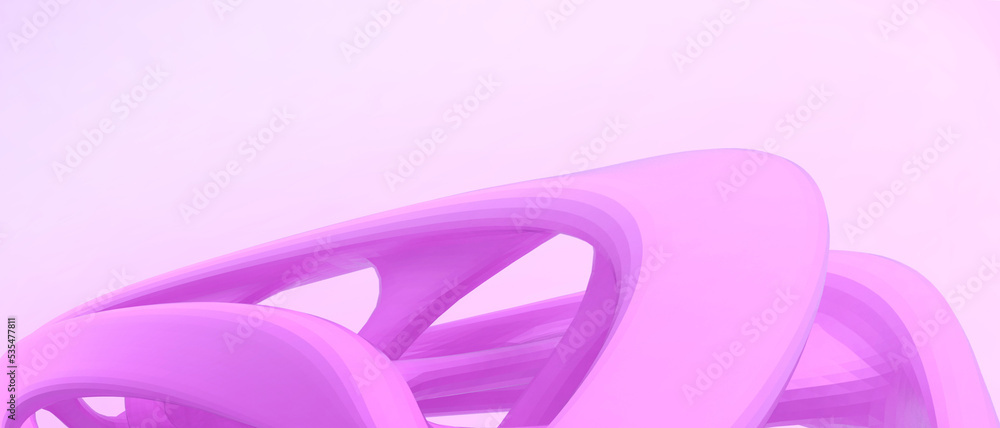 Abstract Background. Technology and science Innovation concept on purple for Development of Artificial Intelligence concept. Network, Development, software, copy space, banner,website-3d Rendering