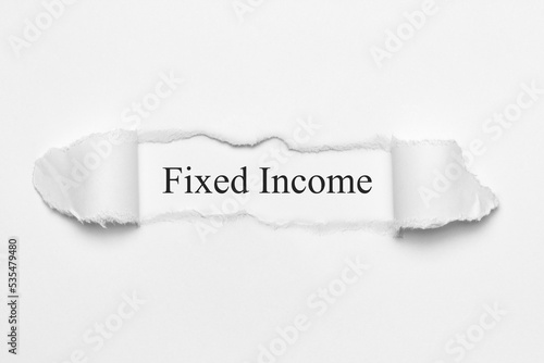 Fixed Income	 photo