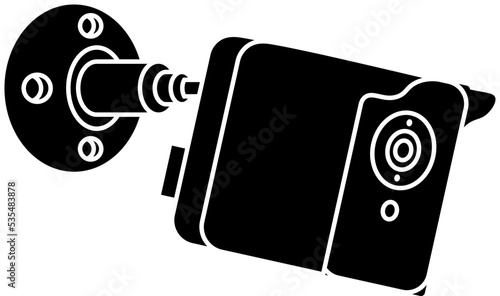 Wall-mounted surveillance camera fill icon