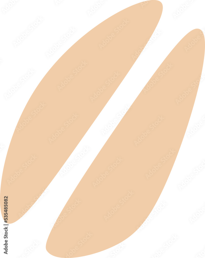 Coffee grain icon. Vector illustration Coffee grain icon. Vector illustration