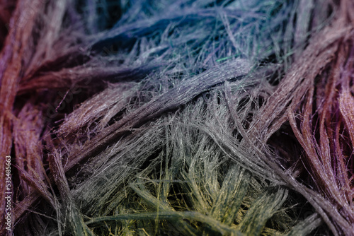 close up of fishing net,gradient color