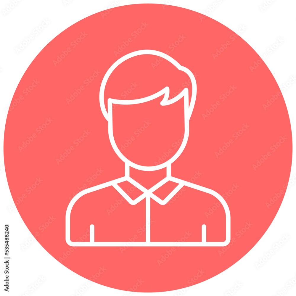 Character Male Icon Style
