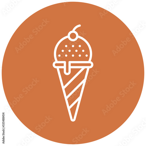 Ice Cream Icon Style