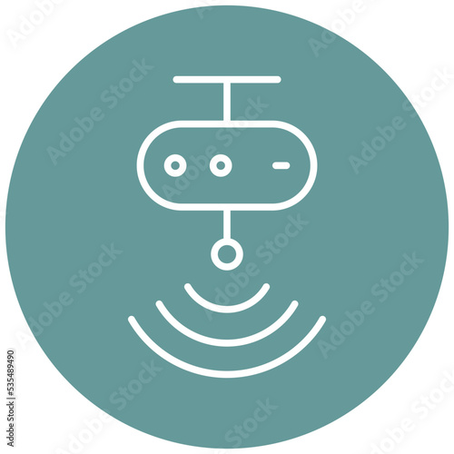 Motion Sensor Icon Style