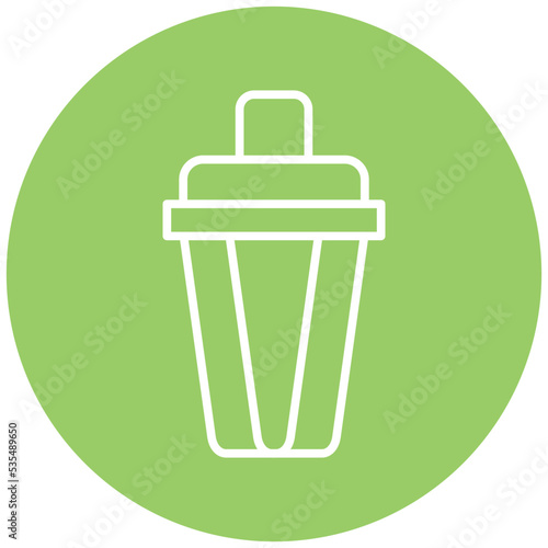 Cocktail Shaker Icon Style