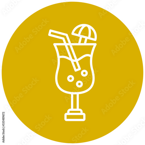 Pina Colada Icon Style
