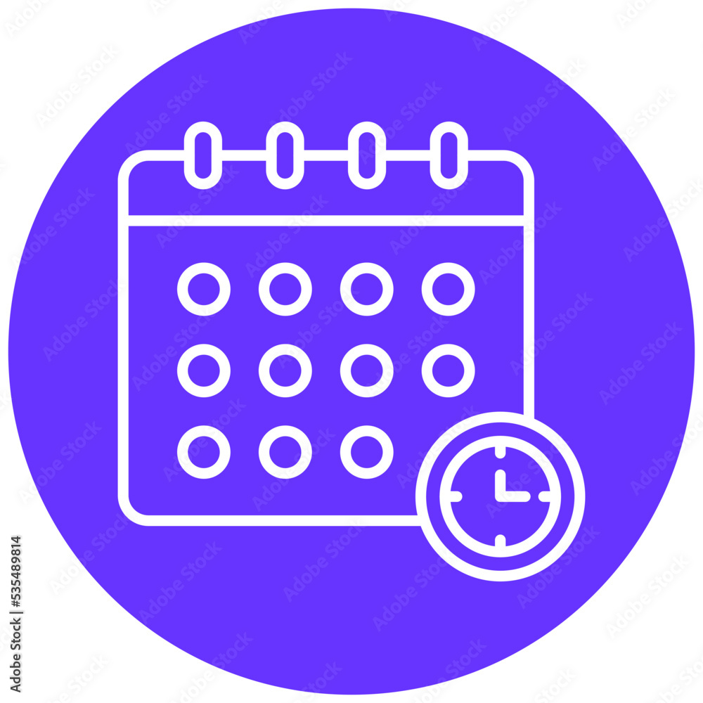 Fototapeta premium Schedule Icon Style