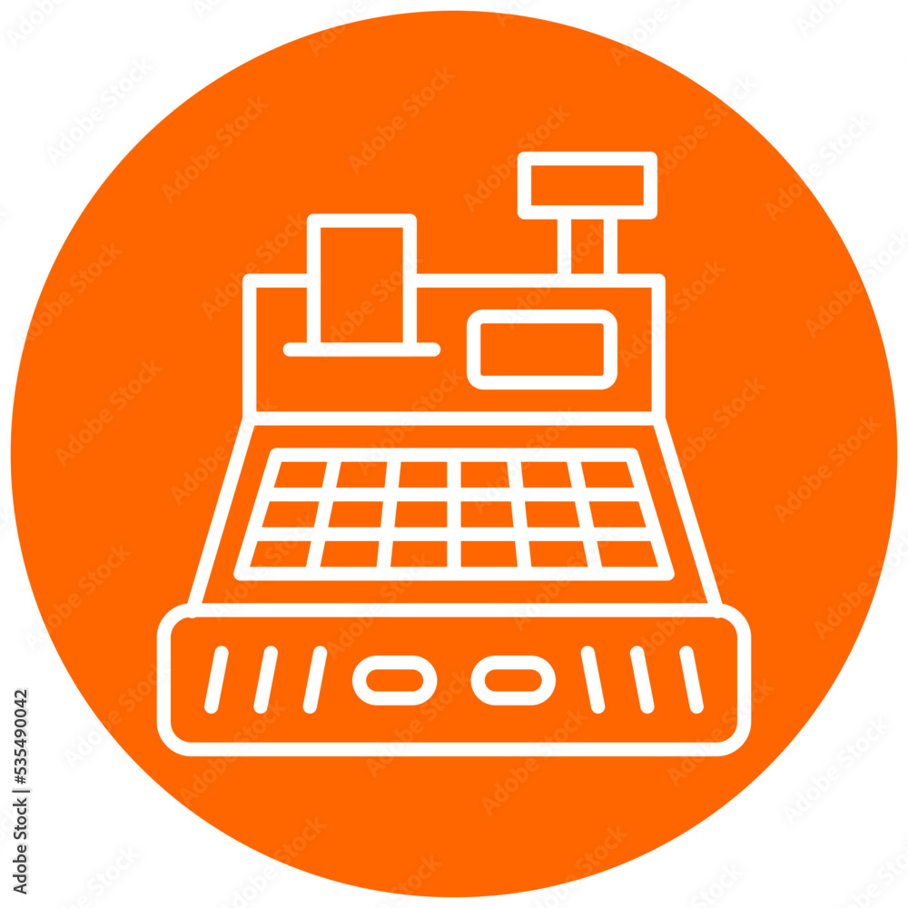 Cash Register Icon Style Cash Register Icon Style