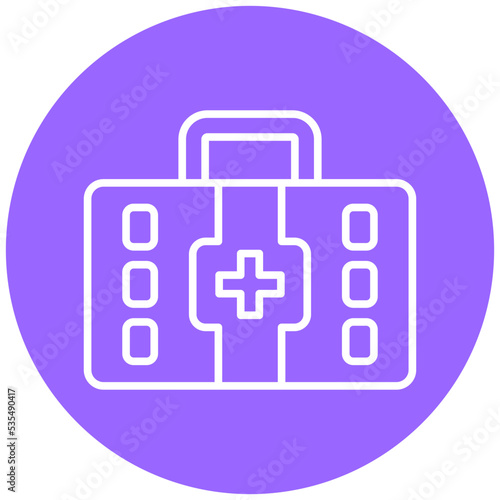 First Aid Kit Icon Style