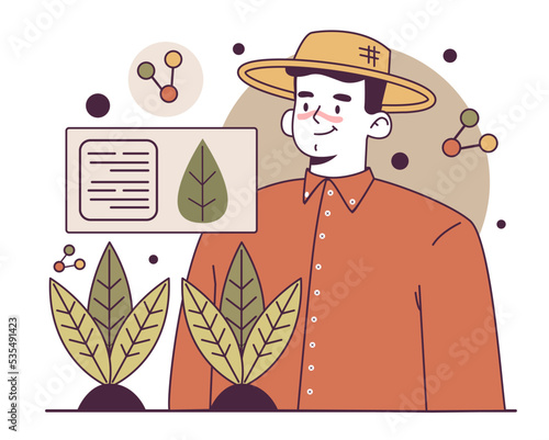 Genetic modificated organism or GMO. Biotechnology, food improvement