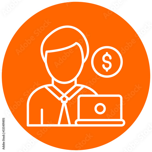 Freelancer Male Icon Style