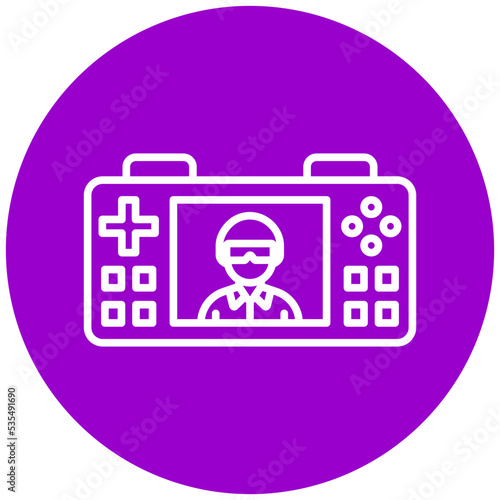 Console Game Icon Style