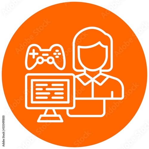 Game Modder Female Icon Style