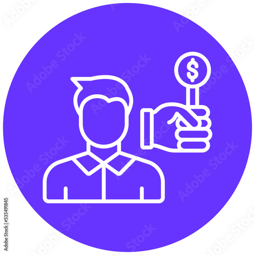 Auction Guest Male Icon Style