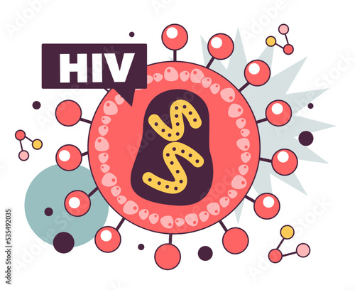 The structure of the human immunodeficiency virus. Blood disease