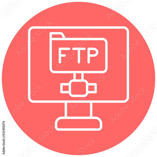 Ftp Protocol Icon Style