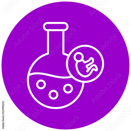 In Vitro Fertilization Icon Style