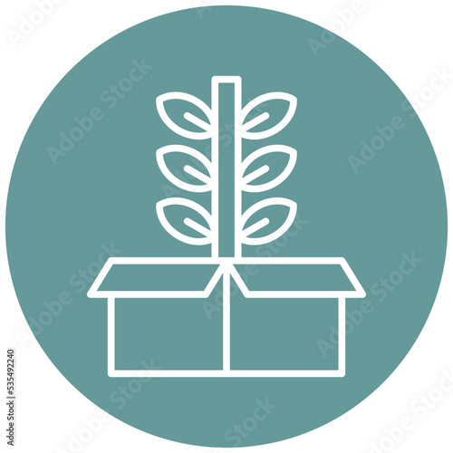 Material Grown Icon Style