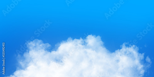 Cloud. White cloudiness  mist or smog background.