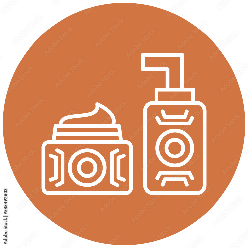 Personal Care Products Icon Style Personal Care Products Icon Style