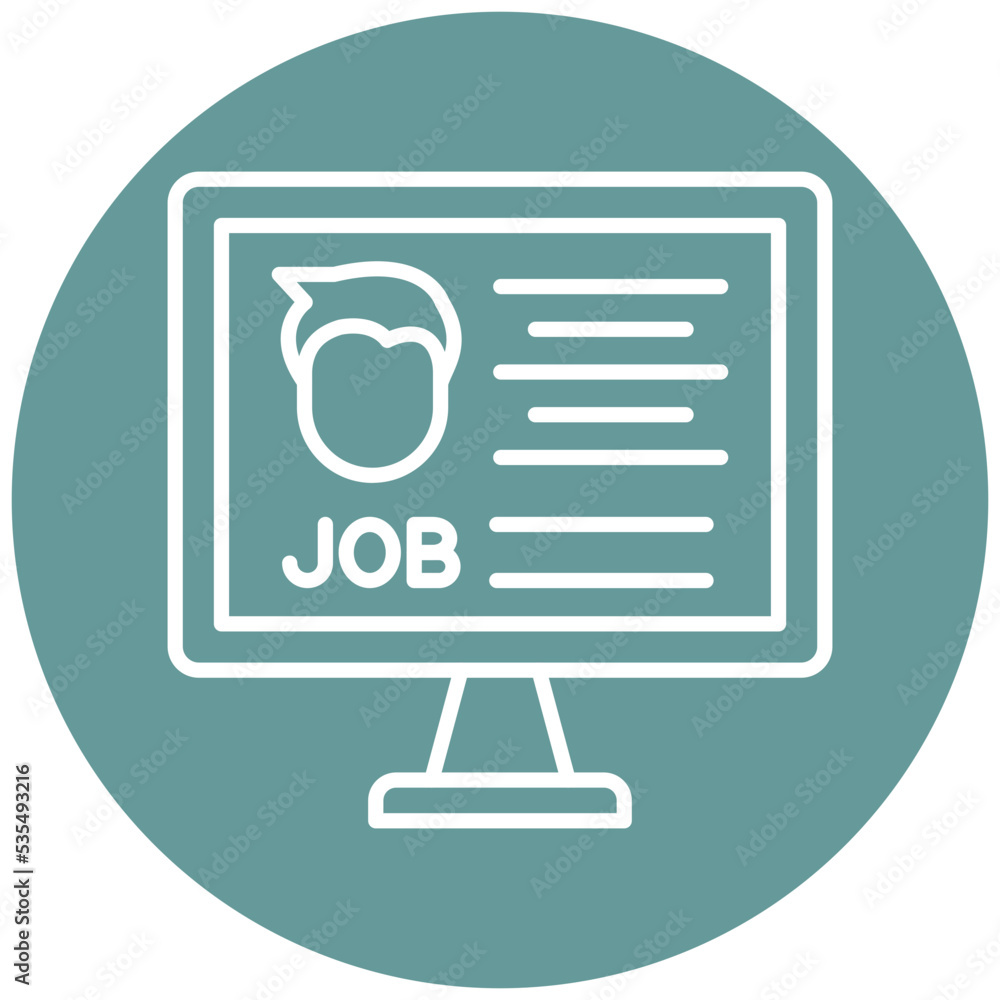 Job Application Icon Style Job Application Icon Style