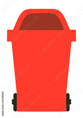 red trash can © Jari.art