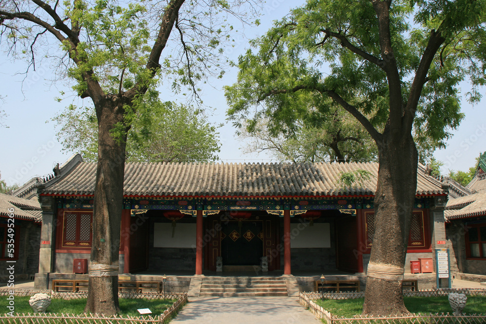 pavilion at the prince gong's mansion in beijing (china) pavilion at the prince gong's mansion in beijing (china)