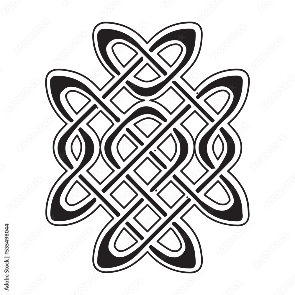 Obraz premium Medieval Celtic knot