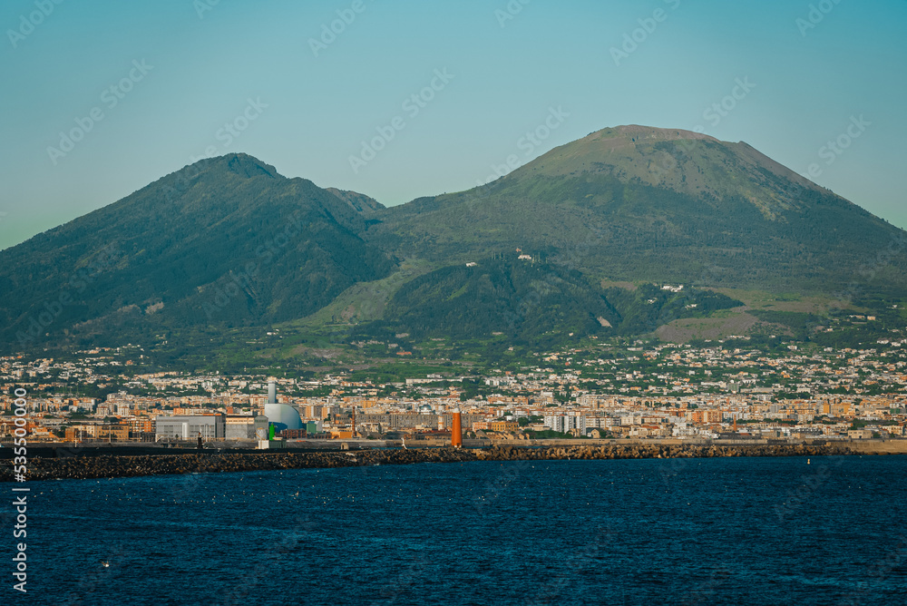 View on Vesuvio National Park from Naples.
