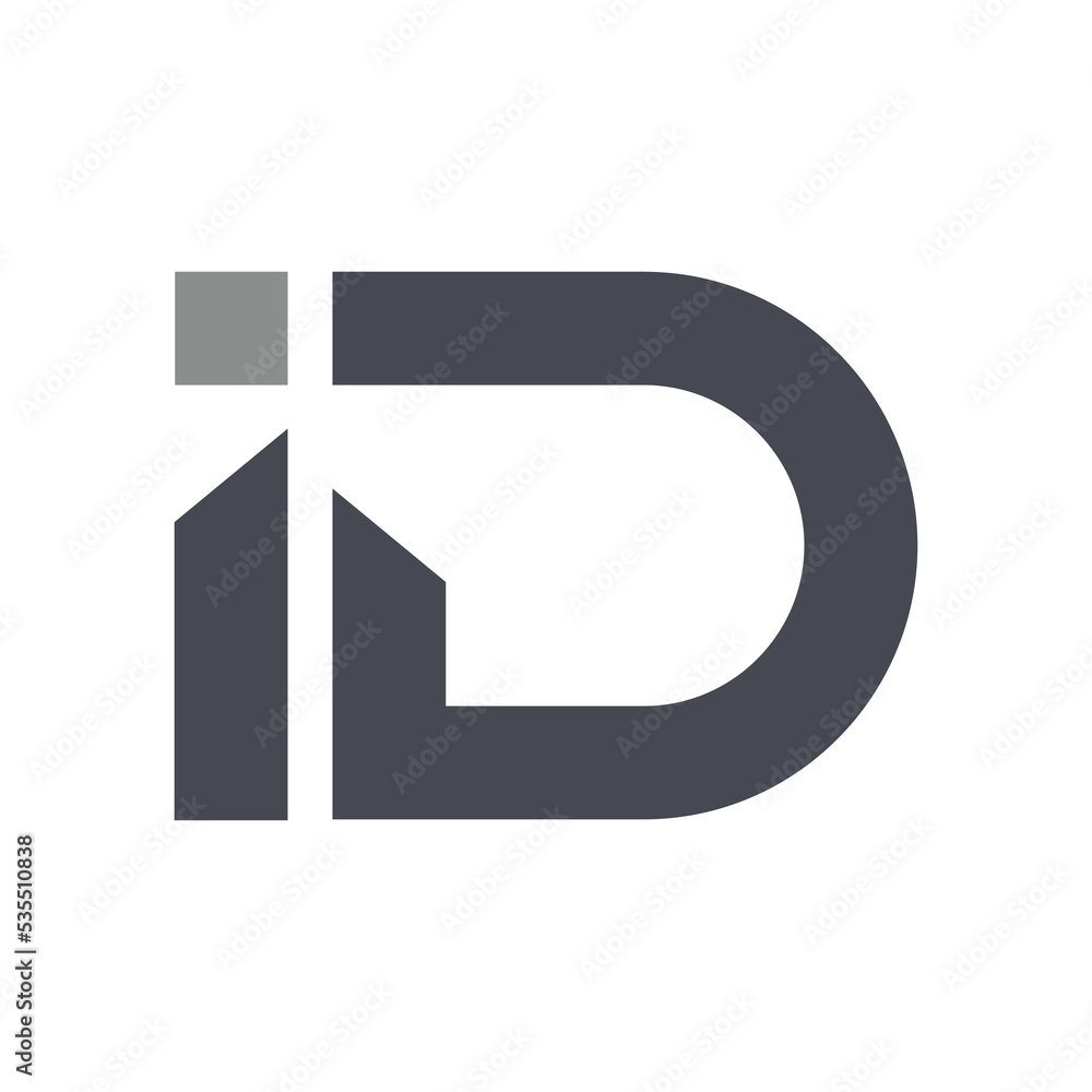 Letter ID logo design with concept building. ID logo design for your business Letter ID logo design with concept building. ID logo design for your business